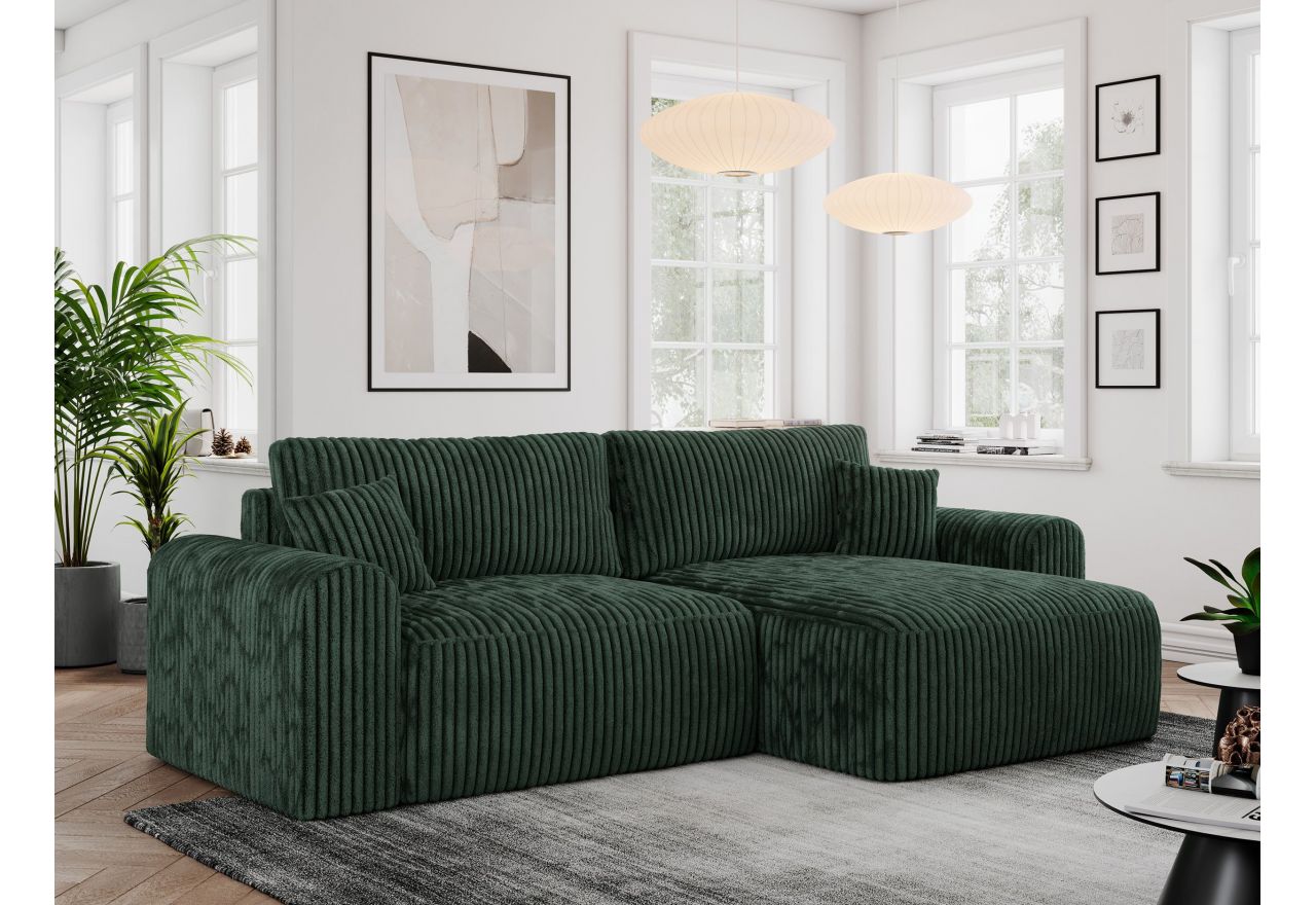 Narożnik NELSON L - Tilia 39 - zielony - OUTLETU