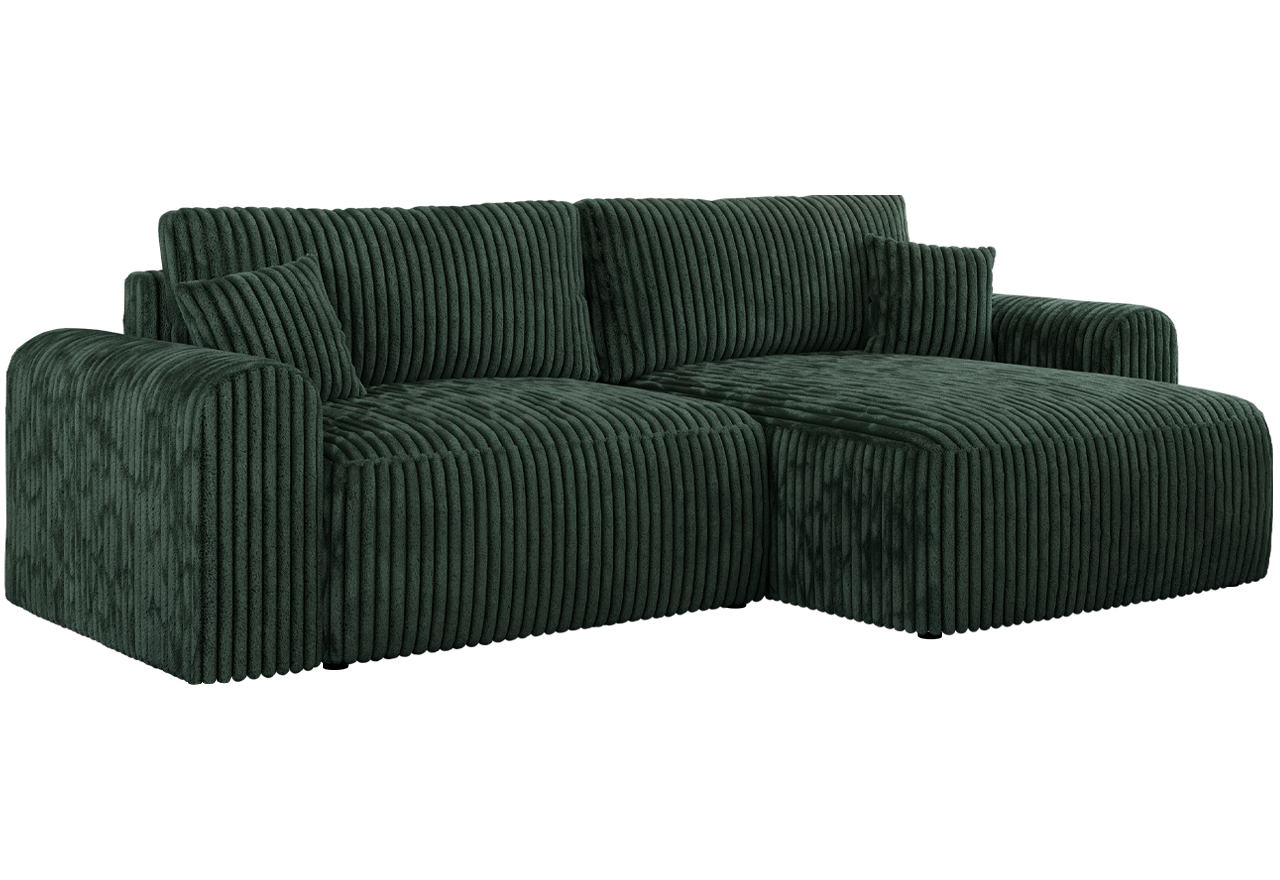 Narożnik NELSON L - Tilia 39 - zielony - OUTLETU