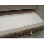 Łóżko kontynentalne TILIANO KING 200x200 - Tilia 01 - beżowy - OUTLETU