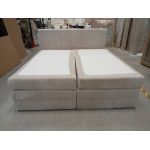 Łóżko kontynentalne TILIANO KING 200x200 - Tilia 01 - beżowy - OUTLETU