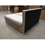 Łóżko kontynentalne TILIANO KING 200x200 - Tilia 01 - beżowy - OUTLETU