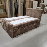 Łóżko kontynentalne TILIANO DUO 140x200 - Tilia 17 - brązowy - OUTLET