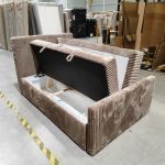 Łóżko kontynentalne TILIANO DUO 140x200 - Tilia 17 - brązowy - OUTLET