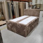 Łóżko kontynentalne TILIANO DUO 140x200 - Tilia 17 - brązowy - OUTLET