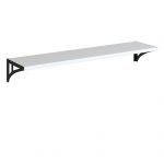 Półka wisząca na książki JULIA biała 90 cm