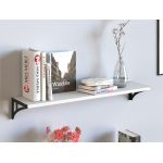 Półka wisząca na książki JULIA biała 90 cm