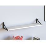 Półka wisząca na książki JULIA biała 90 cm