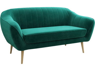 Wygodna sofa w skandynawskim stylu z możliwością wyboru tkaniny do salonu - ELI / Monolith 25096