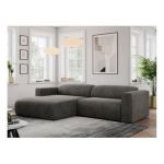 Narożnik PASADENA L - Monolith 92 - ciemny szary - OUTLETU