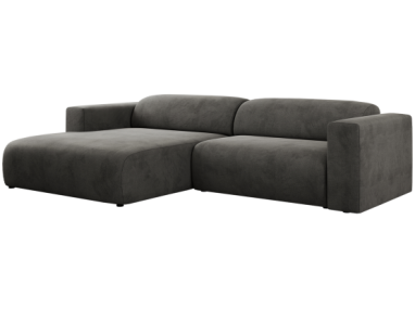 Narożnik PASADENA L - Monolith 92 - ciemny szary - OUTLETU