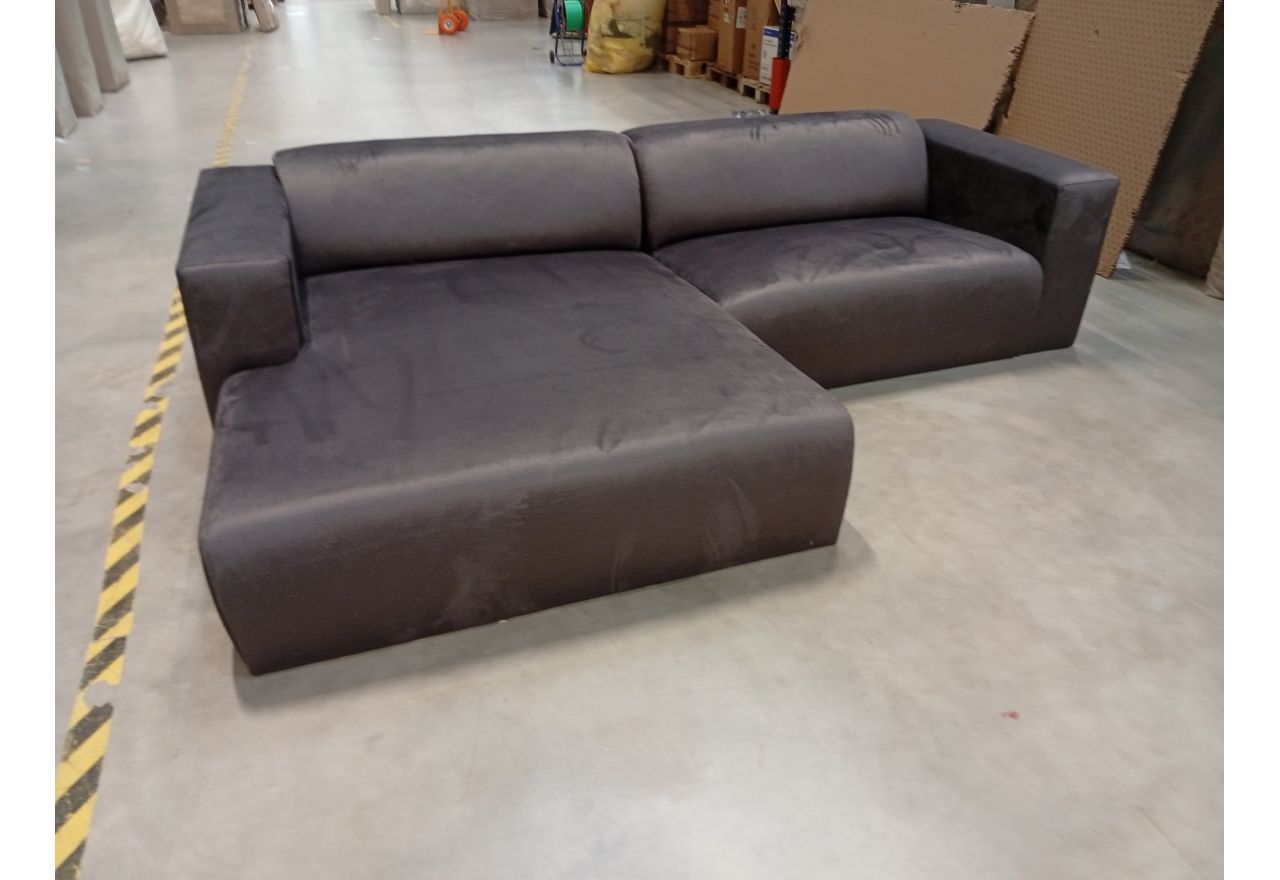 Narożnik PASADENA L - Monolith 92 - ciemny szary - OUTLETU