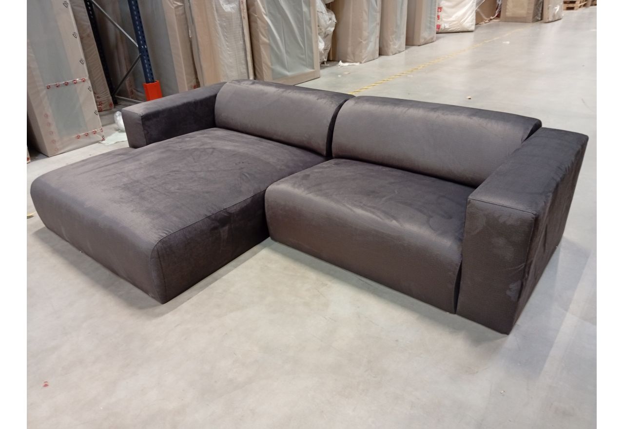 Narożnik PASADENA L - Monolith 92 - ciemny szary - OUTLETU