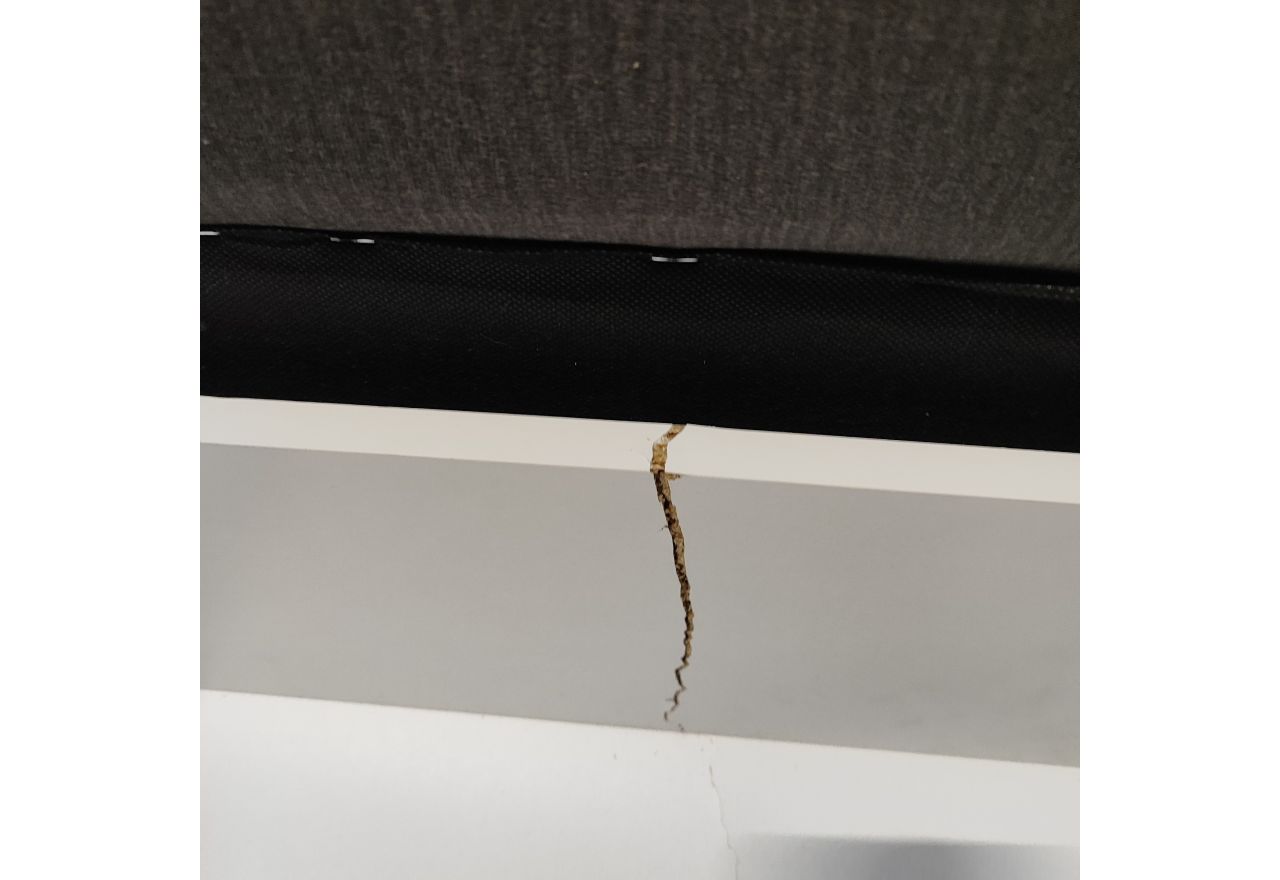 Narożnik COLIN L - Monolith 92 - ciemny szary - OUTLETU