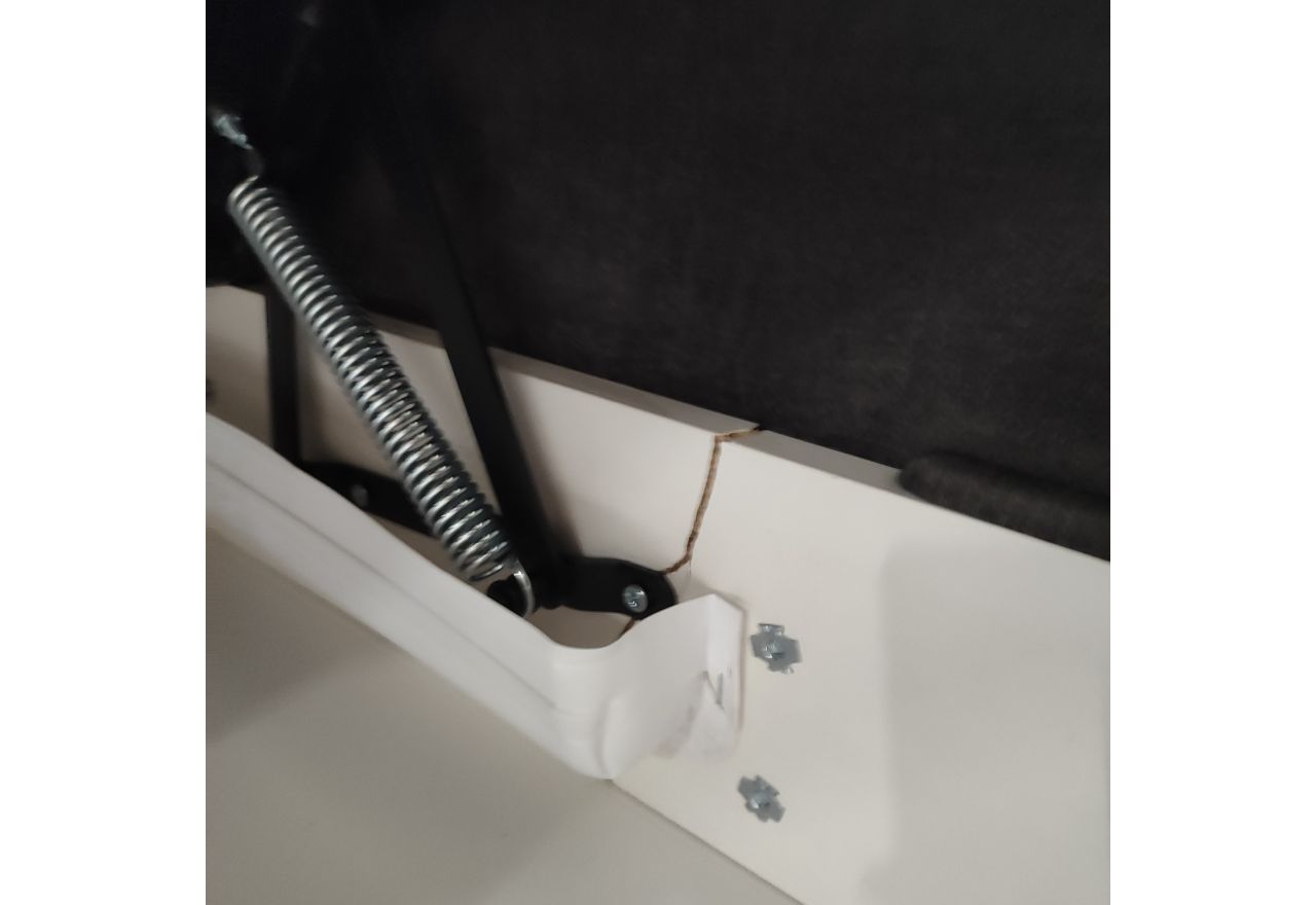 Narożnik COLIN L - Monolith 92 - ciemny szary - OUTLETU