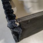 Łóżko kontynentalne TILIANO KING 200x200 - Tilia 100 - czarny - OUTLETU