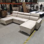 Narożnik FOX U - Monolith 02 - beżowy - OUTLETU