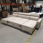 Narożnik FOX U - Monolith 02 - beżowy - OUTLETU