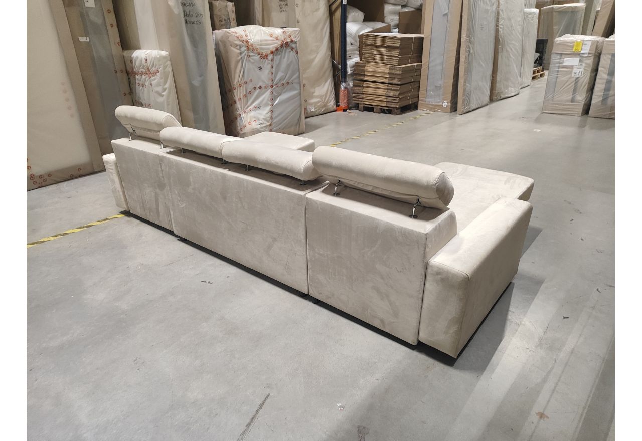 Narożnik FOX U - Monolith 02 - beżowy - OUTLETU