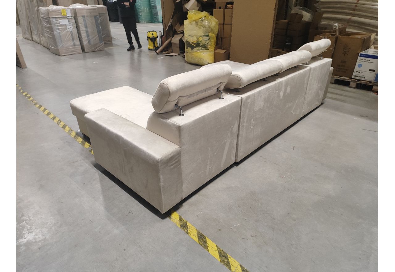 Narożnik FOX U - Monolith 02 - beżowy - OUTLETU