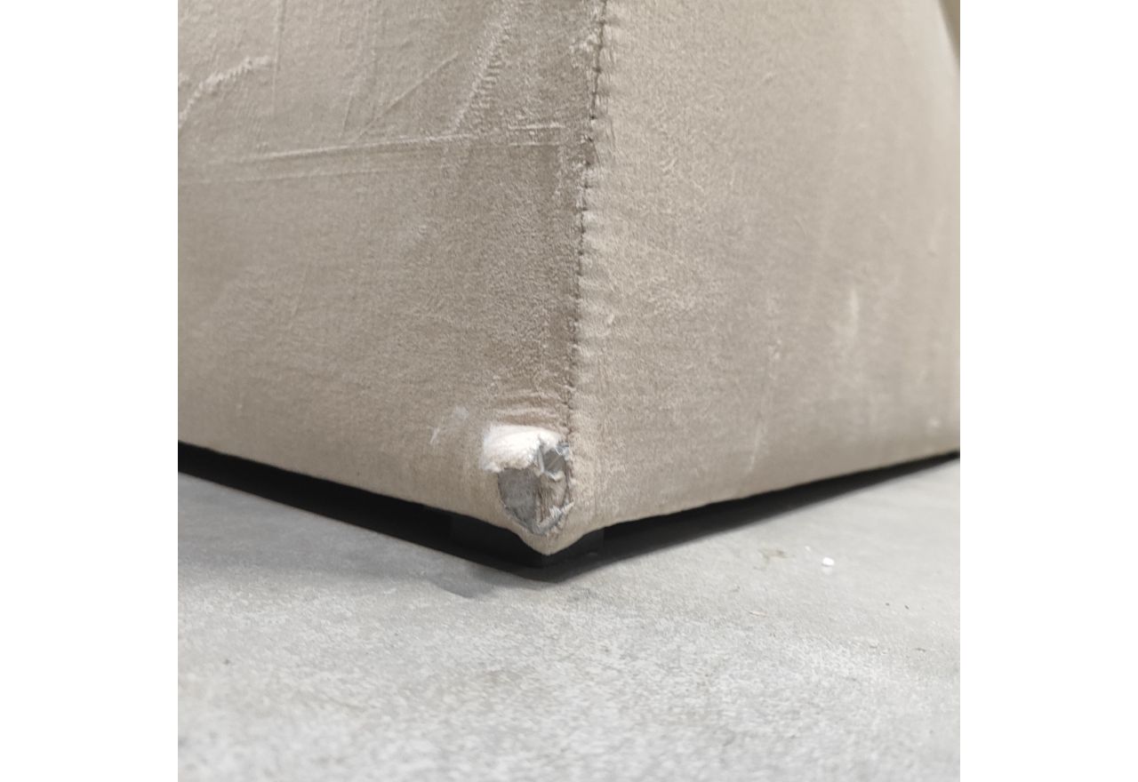 Łóżko kontynentalne RICO 180x200 - Monolith 02 - beżowy - OUTLETU