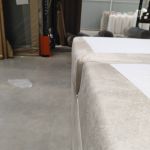 Łóżko kontynentalne RICO 180x200 - Monolith 02 - beżowy - OUTLETU