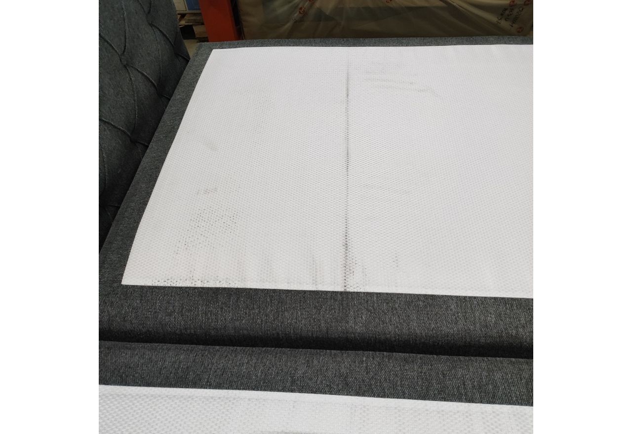 Łóżko kontynentalne MIREN KING DUO 200x200 - Matana 05 - ciemny szary - OUTLETU