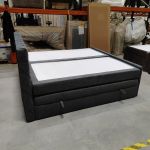 Łóżko kontynentalne MIREN KING DUO 200x200 - Matana 05 - ciemny szary - OUTLETU