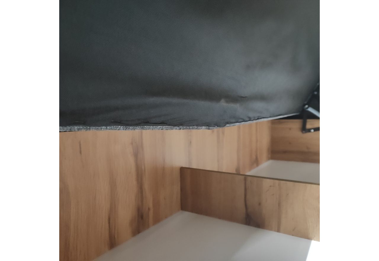 Łóżko kontynentalne ALBERO 2 KING DUO 180x200 - Matana 05 - ciemny szary - OUTLETU