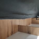 Łóżko kontynentalne ALBERO 2 KING DUO 180x200 - Matana 05 - ciemny szary - OUTLETU