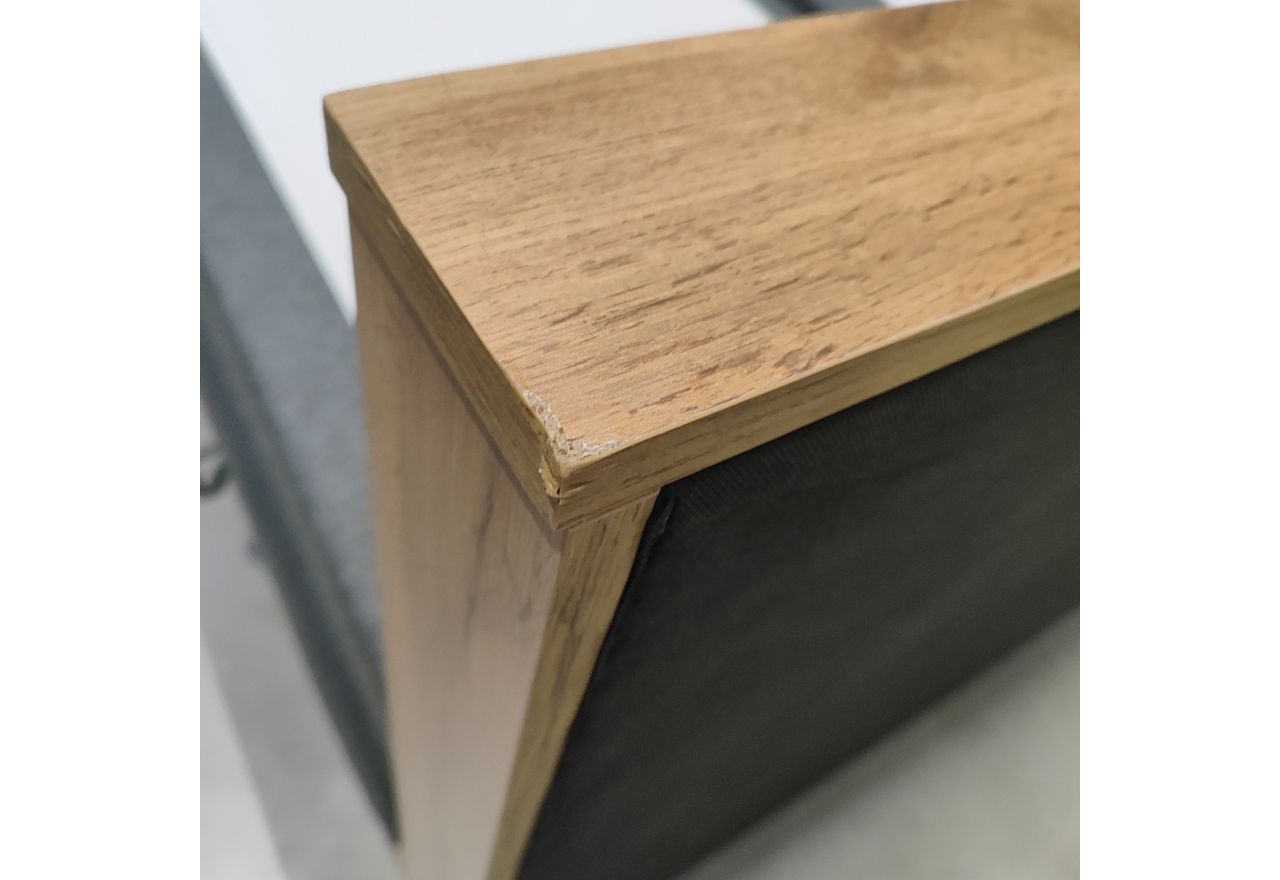 Łóżko kontynentalne ALBERO 2 KING DUO 180x200 - Matana 05 - ciemny szary - OUTLETU