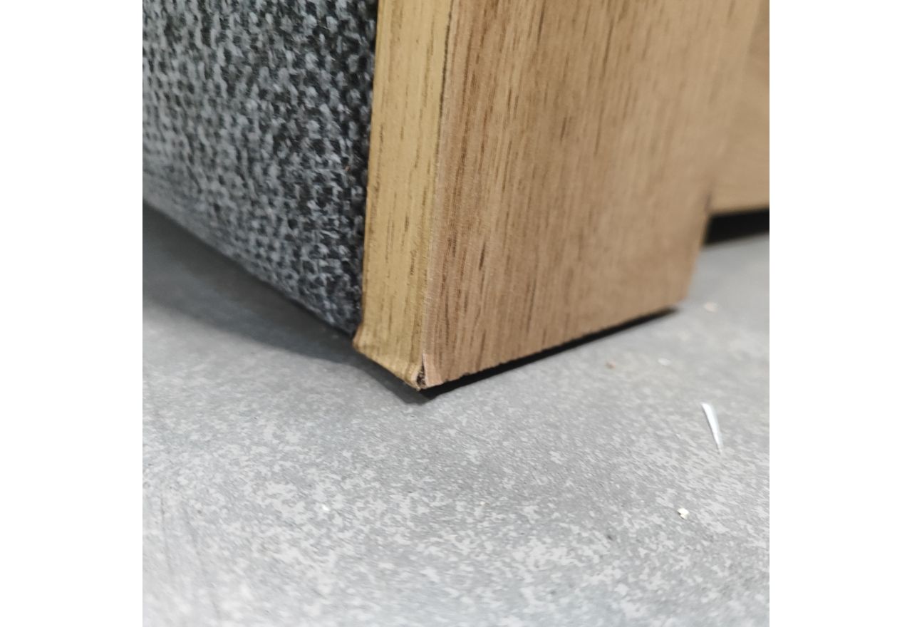 Łóżko kontynentalne ALBERO 2 KING DUO 180x200 - Matana 05 - ciemny szary - OUTLETU