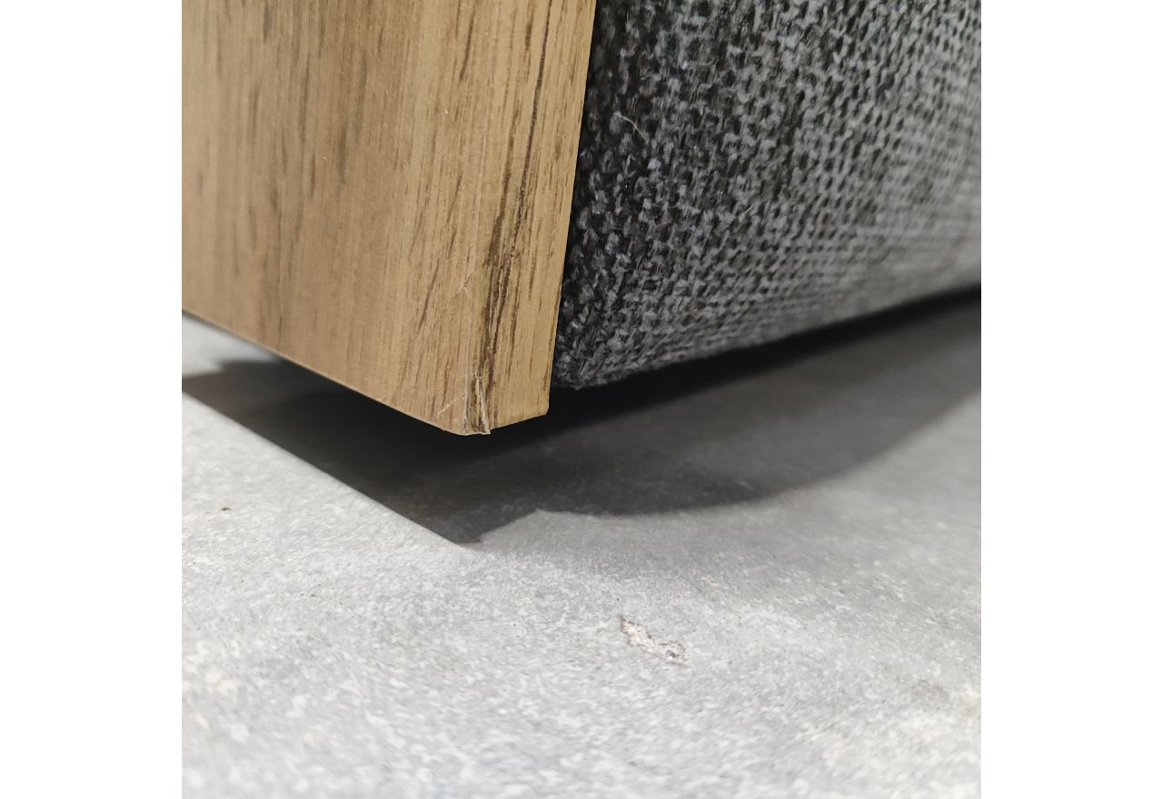 Łóżko kontynentalne ALBERO 2 KING DUO 180x200 - Matana 05 - ciemny szary - OUTLETU