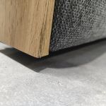 Łóżko kontynentalne ALBERO 2 KING DUO 180x200 - Matana 05 - ciemny szary - OUTLETU