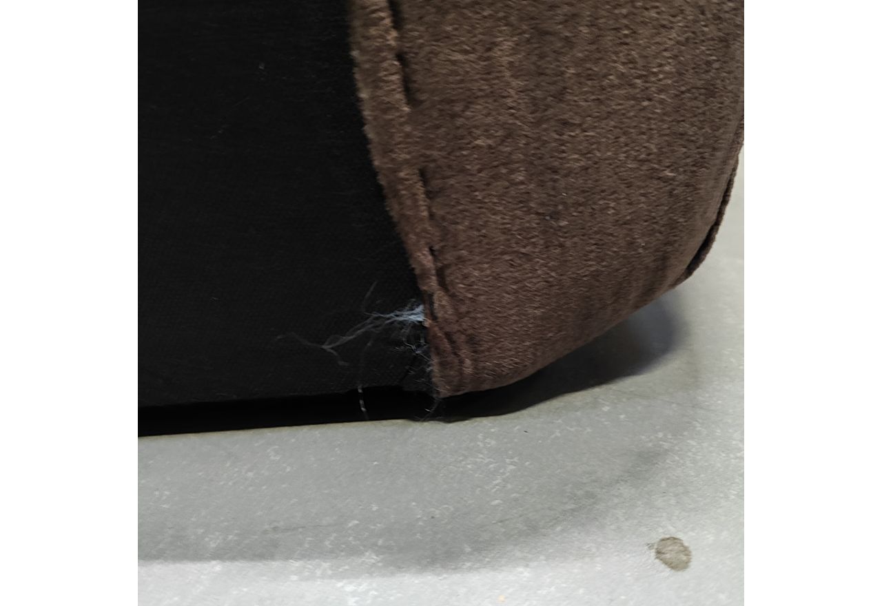 Łóżko kontynentalne NIRA 160x200 - Monolith 15 - brązowy - OUTLETU