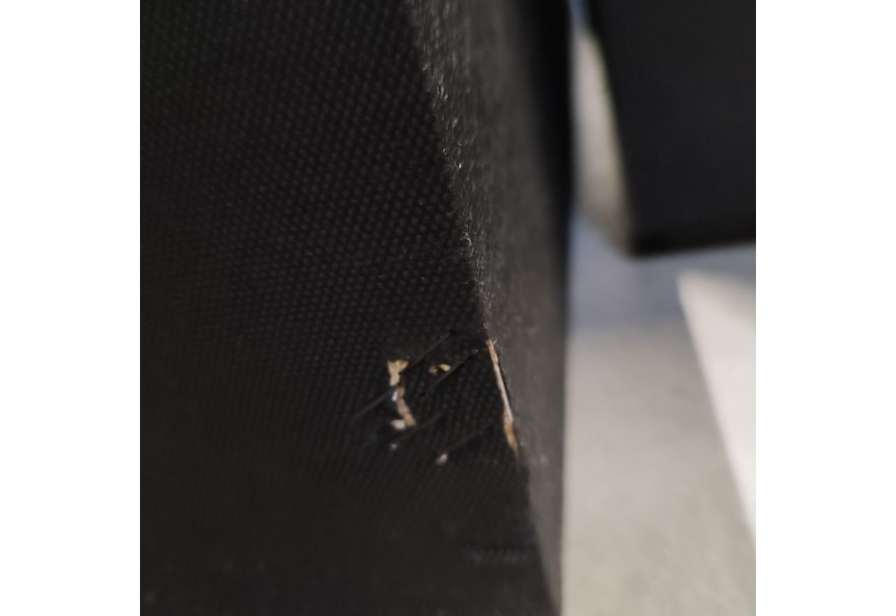 Łóżko kontynentalne NIRA 160x200 - Monolith 15 - brązowy - OUTLETU