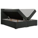 Łóżko kontynentalne PERA 200x200 - Matana 05 - ciemny szary - OUTLET