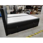 Łóżko kontynentalne PERA 200x200 - Matana 05 - ciemny szary - OUTLET