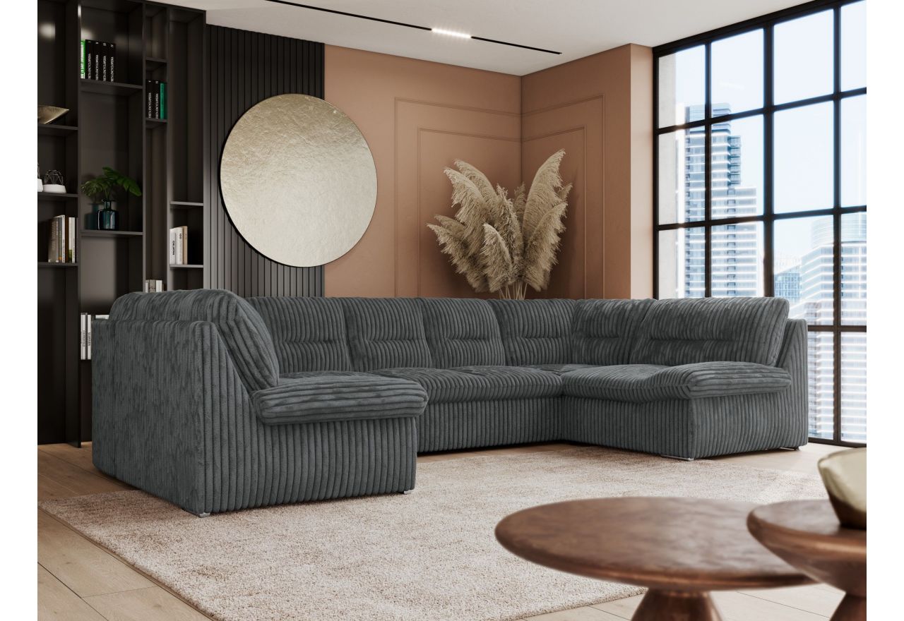 Narożnik COMODO U - Tilia 90 - szary - OUTLET