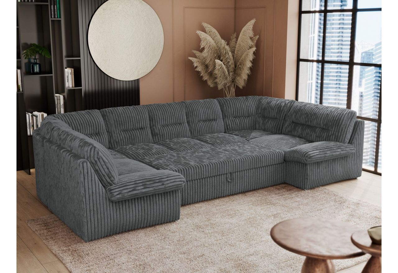 Narożnik COMODO U - Tilia 90 - szary - OUTLET