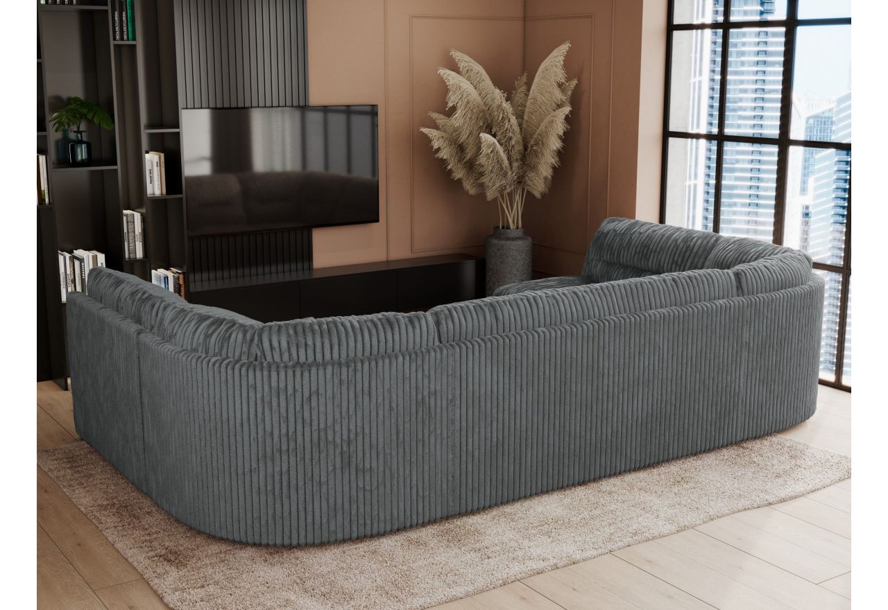 Narożnik COMODO U - Tilia 90 - szary - OUTLET