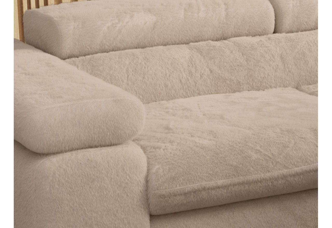 Narożnik PETER L - Lapit 29 - beżowy - OUTLET