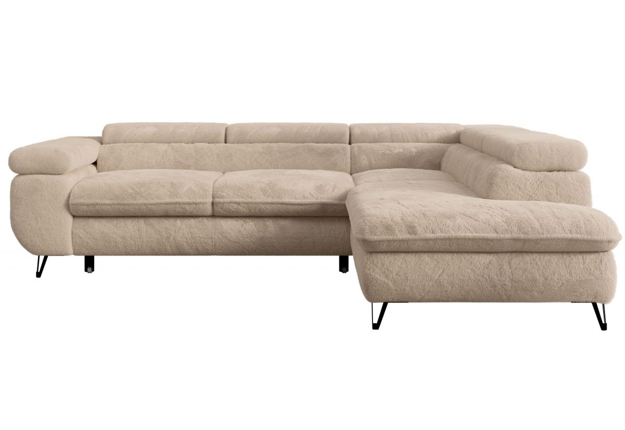 Narożnik PETER L - Lapit 29 - beżowy - OUTLET