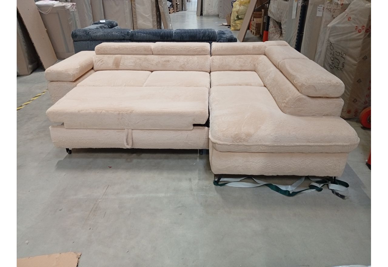 Narożnik PETER L - Lapit 29 - beżowy - OUTLET