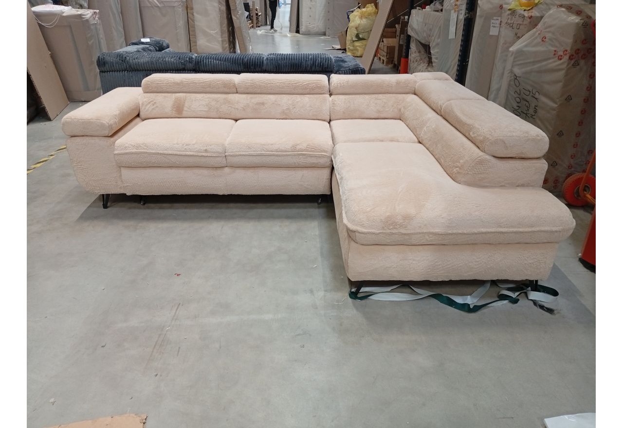 Narożnik PETER L - Lapit 29 - beżowy - OUTLET