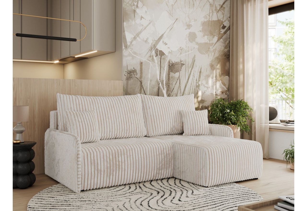 Narożnik ARPA L - Tilia 01 - beżowy - OUTLET