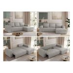 Narożnik TRENTINO L - Matana 01 - jasny szary - OUTLET