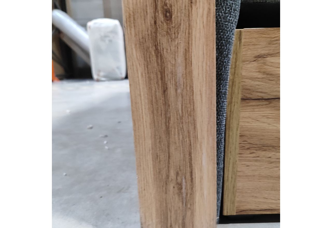 Łóżko kontynentalne ALBERO 3 180x200 - Matana 05 - ciemny szary - OUTLETU