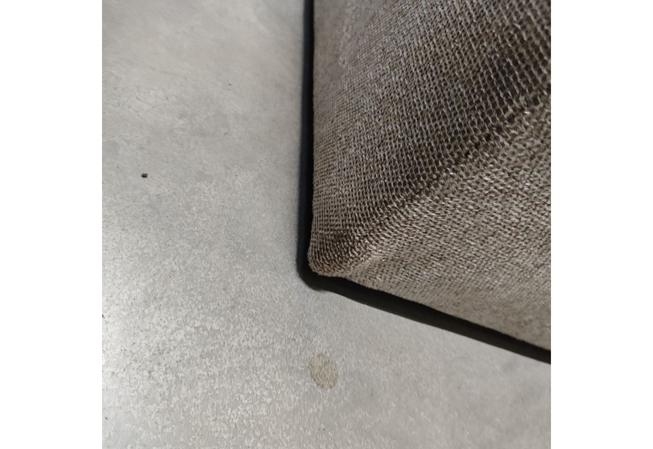 Łóżko kontynentalne LUKA KING 180x200 - Matana 17 - beżowy - OUTLETU