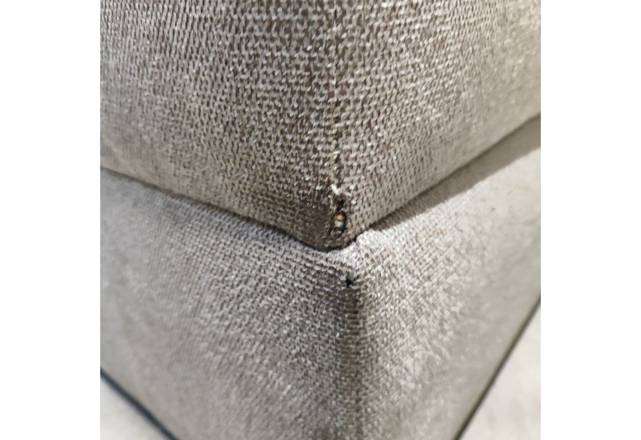 Łóżko kontynentalne LUKA KING 180x200 - Matana 17 - beżowy - OUTLETU