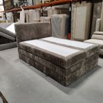 Łóżko kontynentalne TILIANO KING 140x200 - Tilia 11 - jasny brązowy - OUTLETU